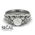 The Butterfly Stairs Bridal Set Diamond Ring- Amelia no. 3